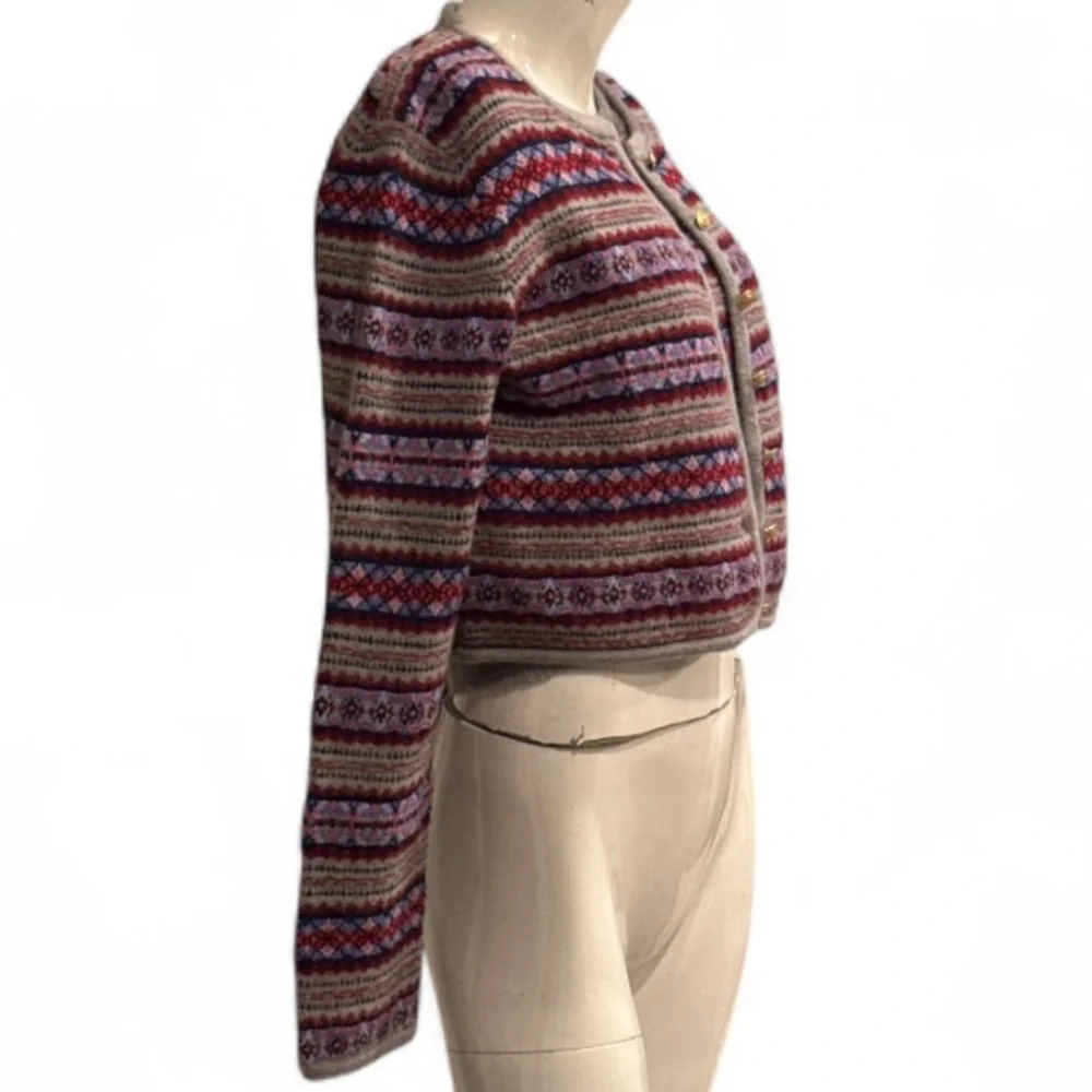 J. Crew Multicolor Patterned Cardigan - Picture 4 of 12